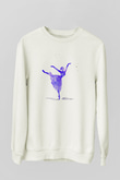Bale Beyaz Unisex Sweatshirt