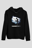 Bale Siyah Unisex Hoodie