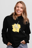 Bale Siyah Unisex Hoodie
