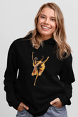 Bale Siyah Unisex Hoodie