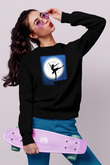 Bale Siyah Unisex Sweatshirt
