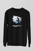 Bale Siyah Unisex Sweatshirt