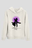 Balo Beyaz Unisex Kapşonlu Sweatshirt