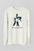 Balo Beyaz Unisex Sweatshirt