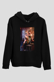 Barmaid Siyah Unisex Kapüşonlu Sweatshirt