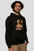 Barmaid Siyah Unisex Kapüşonlu Sweatshirt