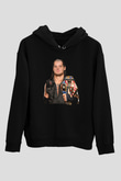 Baron Corbin Baskılı Unisex Siyah Hoodie