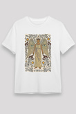 Başak Burcu Unisex Baskılı Beyaz Tişört - Tshirt