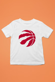 Basketbol Beyaz Unisex Çocuk Tişört