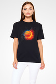 Basketbol Siyah Unisex Tişört T-Shirt - TişörtFabrikası