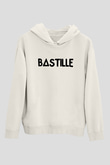 Bastille Beyaz Unisex Kapşonlu Sweatshirt