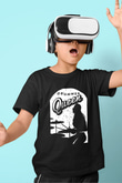 Bateri Baskılı Unisex Siyah Çocuk Tişört - Tshirt