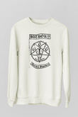 Bathory Beyaz Unisex Sweatshirt