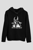 Bathory Siyah Unisex Kapüşonlu Sweatshirt