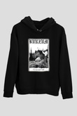 Bathory Siyah Unisex Kapüşonlu Sweatshirt