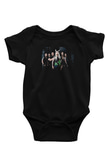 Battle Beast Baskılı Unisex Siyah Bebek Body - Zıbın