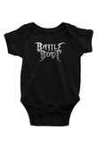 Battle Beast Baskılı Unisex Siyah Bebek Body - Zıbın