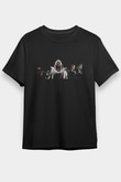 Battle Beast Baskılı Unisex Siyah Tişört - Tshirt