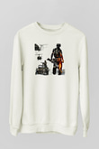 Battlefield Beyaz Unisex Sweatshirt