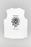 Bauhaus Beyaz Unisex Kolsuz Tişört