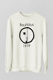 Bauhaus Beyaz Unisex Sweatshirt