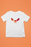 Baykuş Beyaz Unisex Çocuk Tişört
