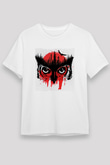 Baykuş Beyaz Unisex Tişört T-Shirt - TişörtFabrikası