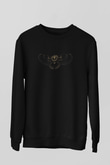 Baykuş Siyah Unisex Sweatshirt