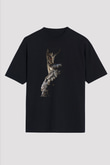 Baykuş Siyah Unisex Tişört T-Shirt - TişörtFabrikası