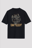Baykuş Siyah Unisex Tişört T-Shirt - TişörtFabrikası
