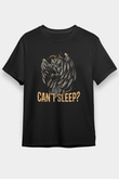 Baykuş Siyah Unisex Tişört T-Shirt - TişörtFabrikası