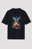 Baykuş Siyah Unisex Tişört T-Shirt - TişörtFabrikası