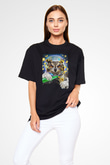 Baykuş Siyah Unisex Tişört T-Shirt - TişörtFabrikası