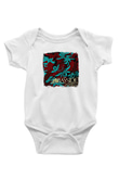 Bayside Baskılı Unisex Beyaz Bebek Body - Zıbın