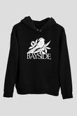 Bayside Siyah Unisex Kapüşonlu Sweatshirt