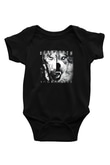 Beartooth Baskılı Unisex Siyah Bebek Body - Zıbın