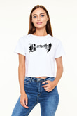 Beartooth Beyaz Croptop Tişört