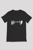 Beartooth Siyah Unisex V Yaka Tişört T-Shirt