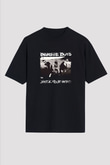 Beastie Boys Baskılı Unisex Oversize Siyah Tişört