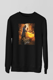 Beauty and the Beast Siyah Unisex Sweatshirt