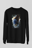 Beauty and the Beast Siyah Unisex Sweatshirt