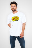 Beavis and Butt-head Beyaz Unisex Oversize Tişört T-Shirt