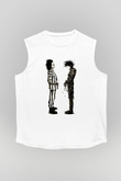 Beetlejuice Beterböcek Beyaz Unisex Kolsuz Tişört