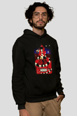Beetlejuice Beterböcek Siyah Unisex Kapüşonlu Sweatshirt