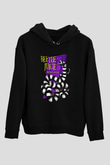 Beetlejuice Beterböcek Siyah Unisex Kapüşonlu Sweatshirt