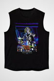 Beetlejuice Beterböcek Siyah Unisex  Kolsuz Tişört