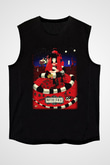 Beetlejuice Beterböcek Siyah Unisex Kolsuz Tişört