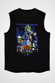 Beetlejuice Beterböcek Siyah Unisex Kolsuz Tişört