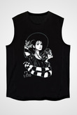 Beetlejuice Beterböcek Siyah Unisex Kolsuz Tişört