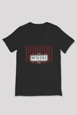 Beetlejuice Beterböcek Siyah Unisex V Yaka Tişört